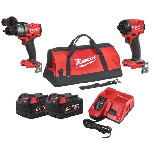 Zestaw PROMO 2024 Wkrętarka M18 FPD3 + zakrętarka M18 FID3 + 2x5Ah + ładowarka + torba Milwaukee