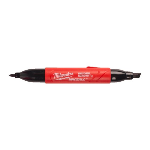 Marker dwustronny INKZALL końcówka sfazowana/cienka Milwaukee