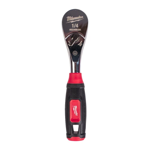 Grzechotka 1/4'' z gumową rękojeścią Milwaukee
