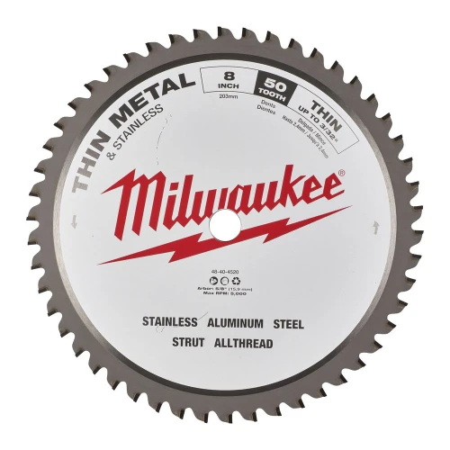 Tarcza pilarska do metalu 203x5/8"x1.8 50Z Milwaukee
