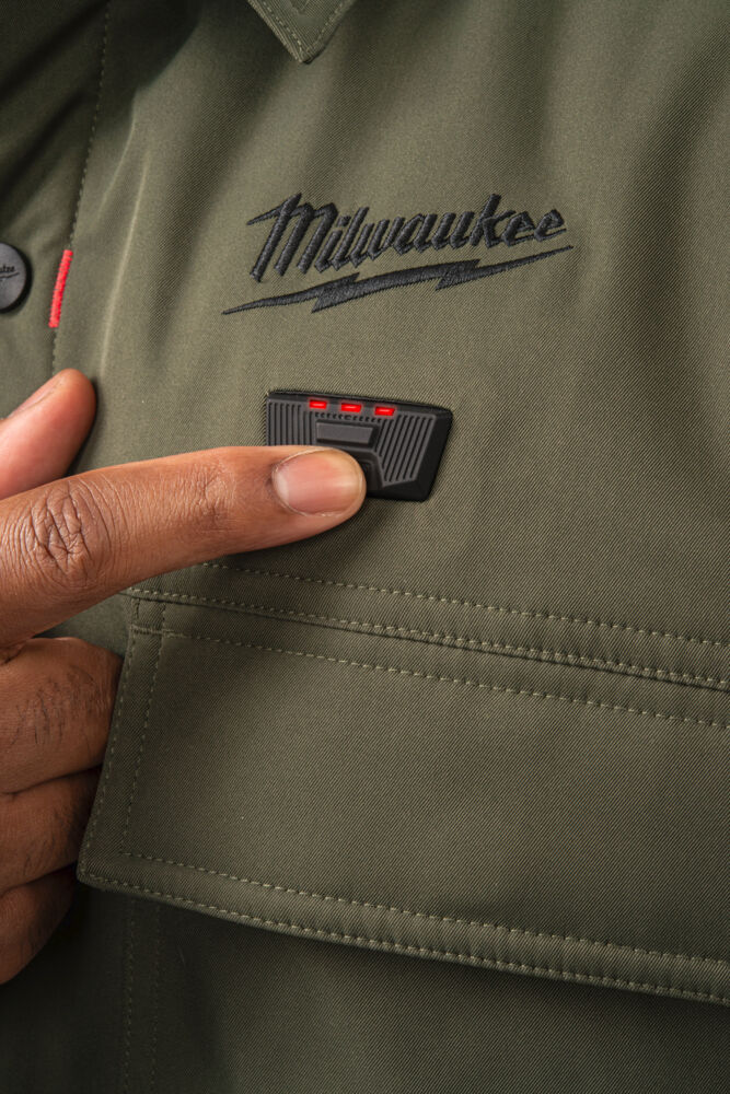 Kurtka podgrzewana na napy zielona HEXON M12 HSJGN-0 Milwaukee