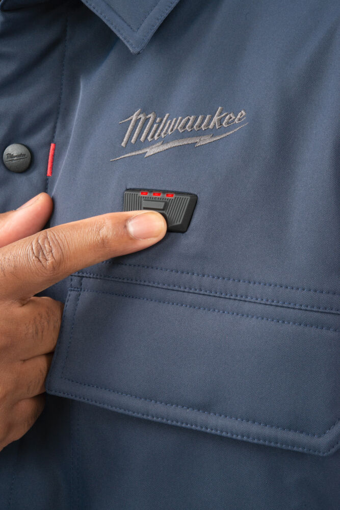 Kurtka podgrzewana na napy granatowa niebieska HEXON M12 HSJBLU-0 Milwaukee