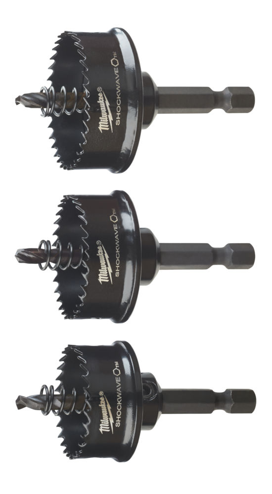 Zestaw Otwornice udarowe Shockwave 1/4 Hex 22 29 35 mm Milwaukee 49224800.jpg