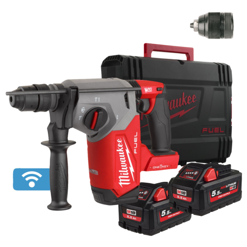 Zestaw młotowiertarka SDS-Plus 2.5J M18 ONEFHX-552X Milwaukee