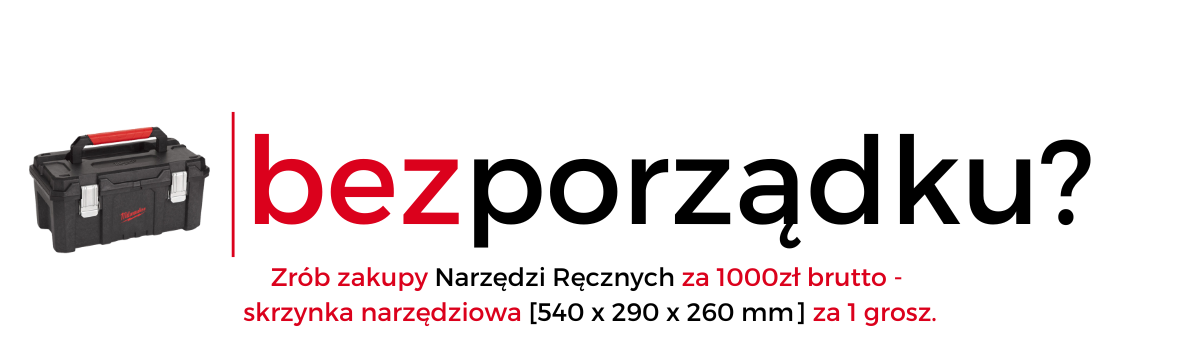 Skrzynka narzędziowa GRATIS! - Milwaukee Promocja bezprzewodu.pl