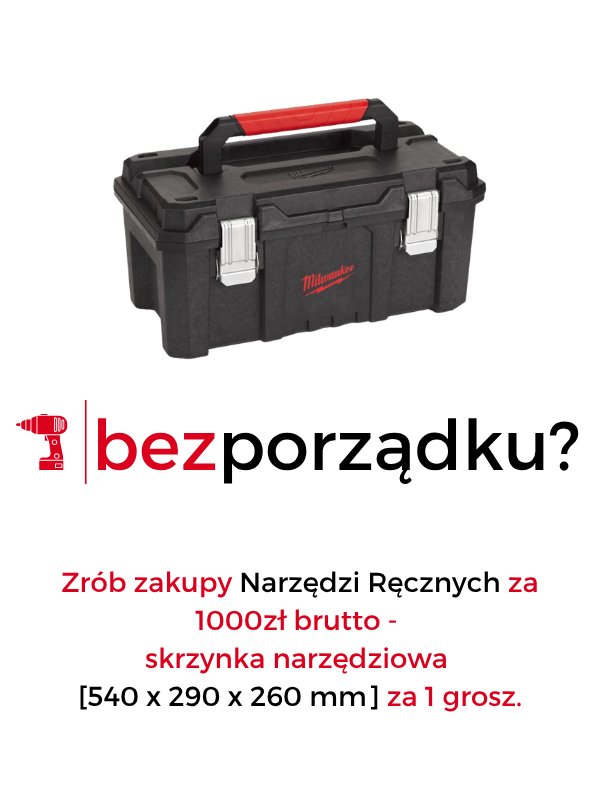 Skrzynka - narzędziowa - Promocja - Milwaukee bezprzewodu.pl