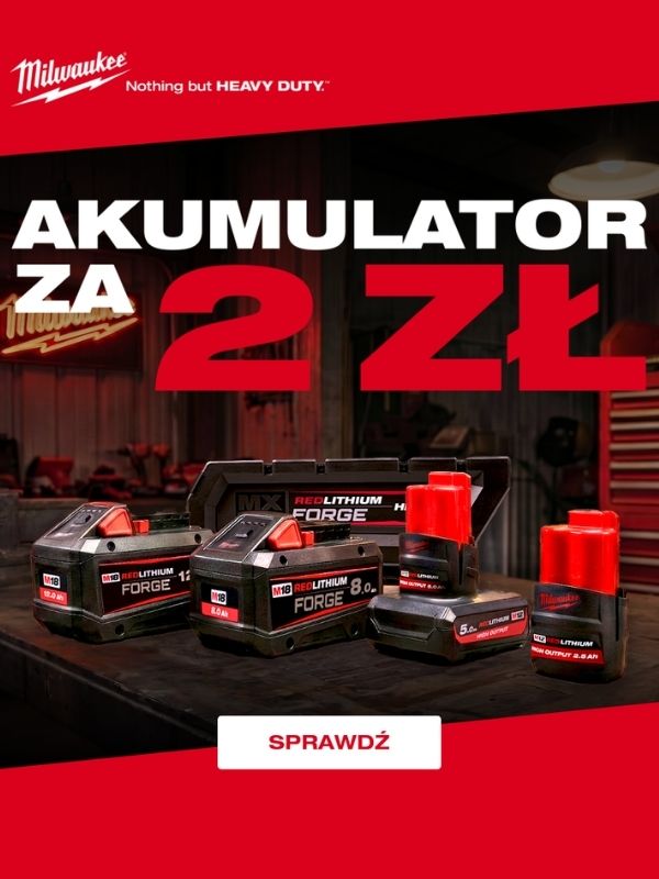 Akumulator za 2zł - Promocja Milwaukee bezprzewodu.pl