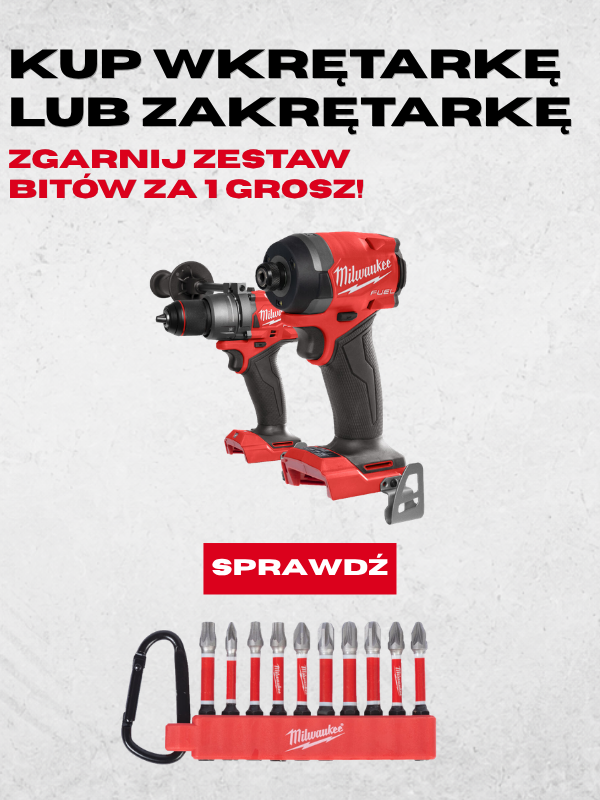 Zestaw bitów Milwaukee gratis bezprzewodu.pl
