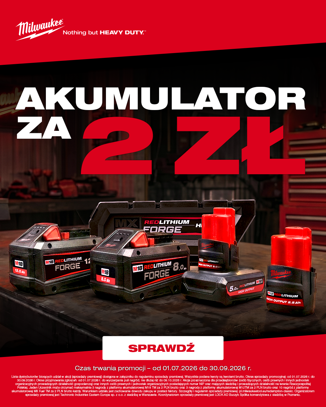 Odbierz akumulator za 2 PLN